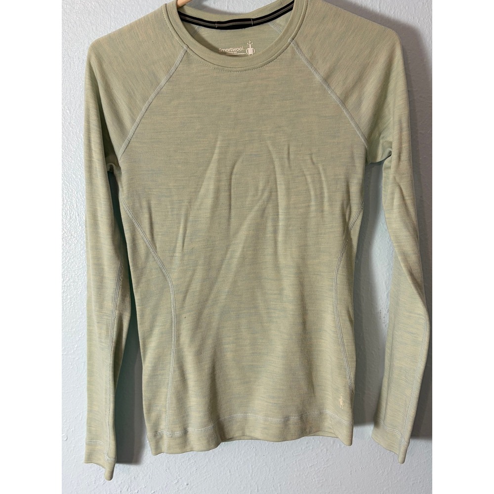 Smartwool Merino 250 Base Layer Top Womens S Green Long Sleeve Outdoor Gorpcore